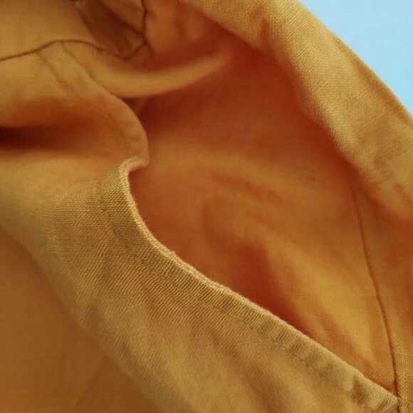 Lane Bryant Linen Blend Orange Shorts Size 26/28 NWT - Picture 5 of 8